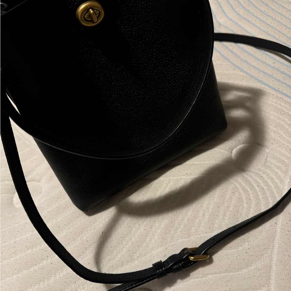 Coach Black Crossbody Bag Minimalist Design